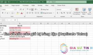 Cách tìm (đánh dấu) các giá trị trùng lặp trong Excel
