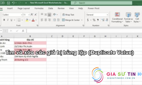 Cách tìm (đánh dấu) các giá trị trùng lặp trong Excel